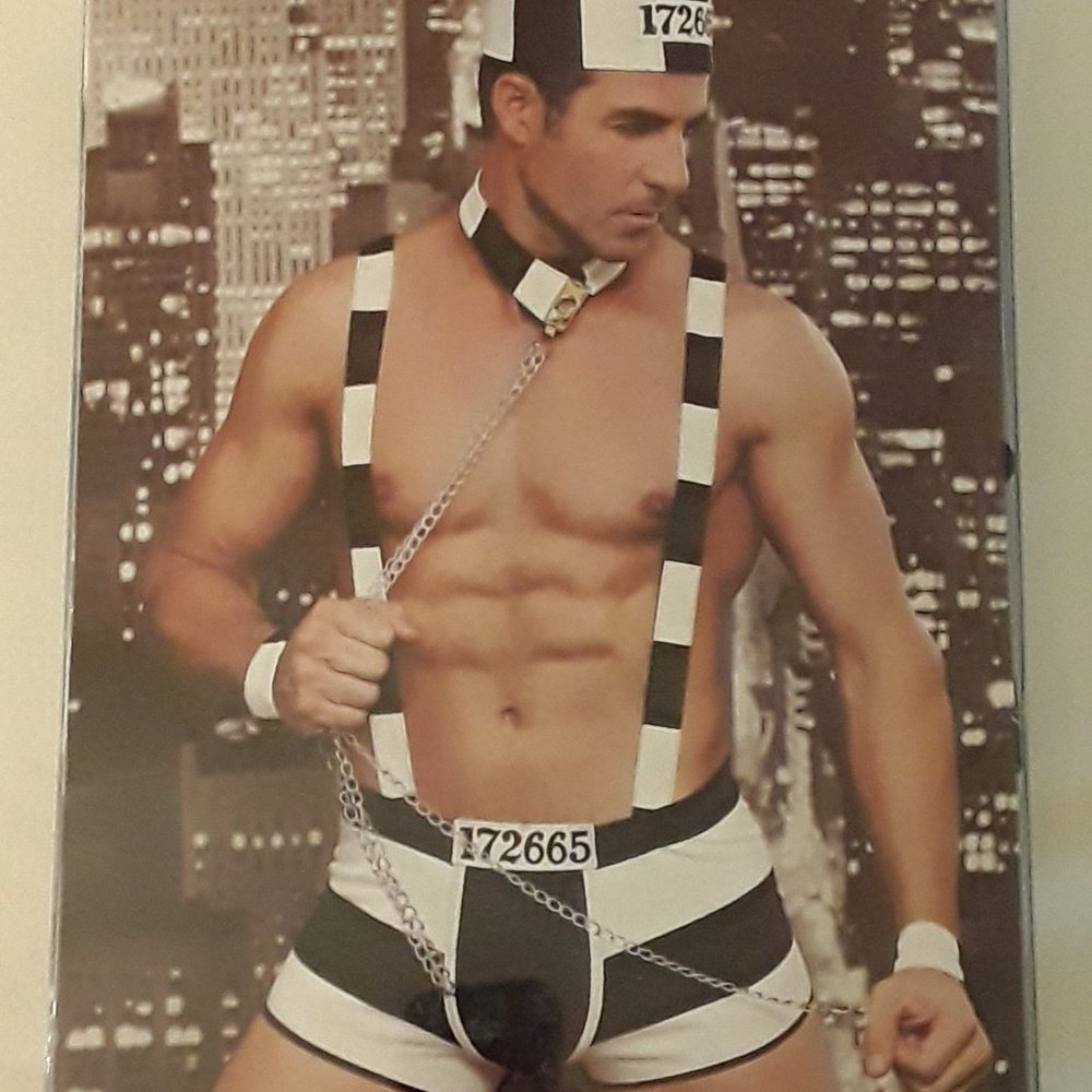 COPY - MEN'S ADULT EROTICA COSTUME/PRISONER#6615